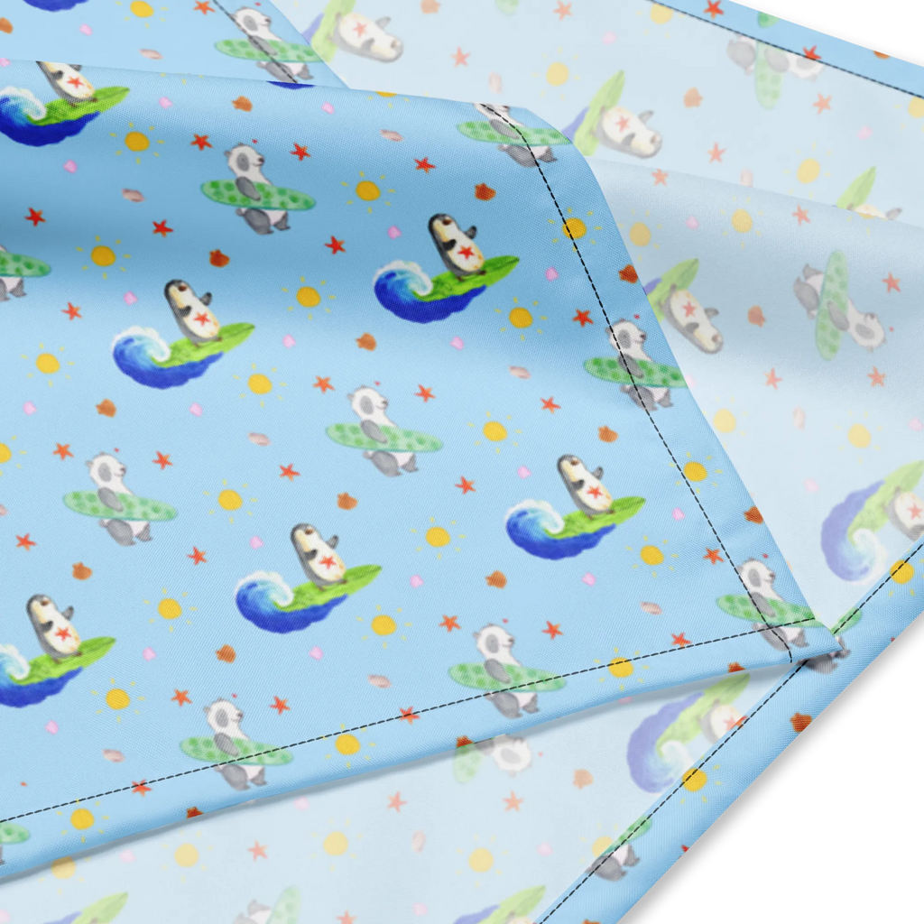 Bandana Pinguin Surfer Muster Bandana, Kopftuch, Halstuch, Multifunktionstuch, Design Bandana, Bandana Tuch, Sportbandana, Sport Bandana, Bandana kaufen, Pinguin, Pinguine, surfen, Surfer, Hawaii, Urlaub, Wellen, Wellen reiten, Portugal