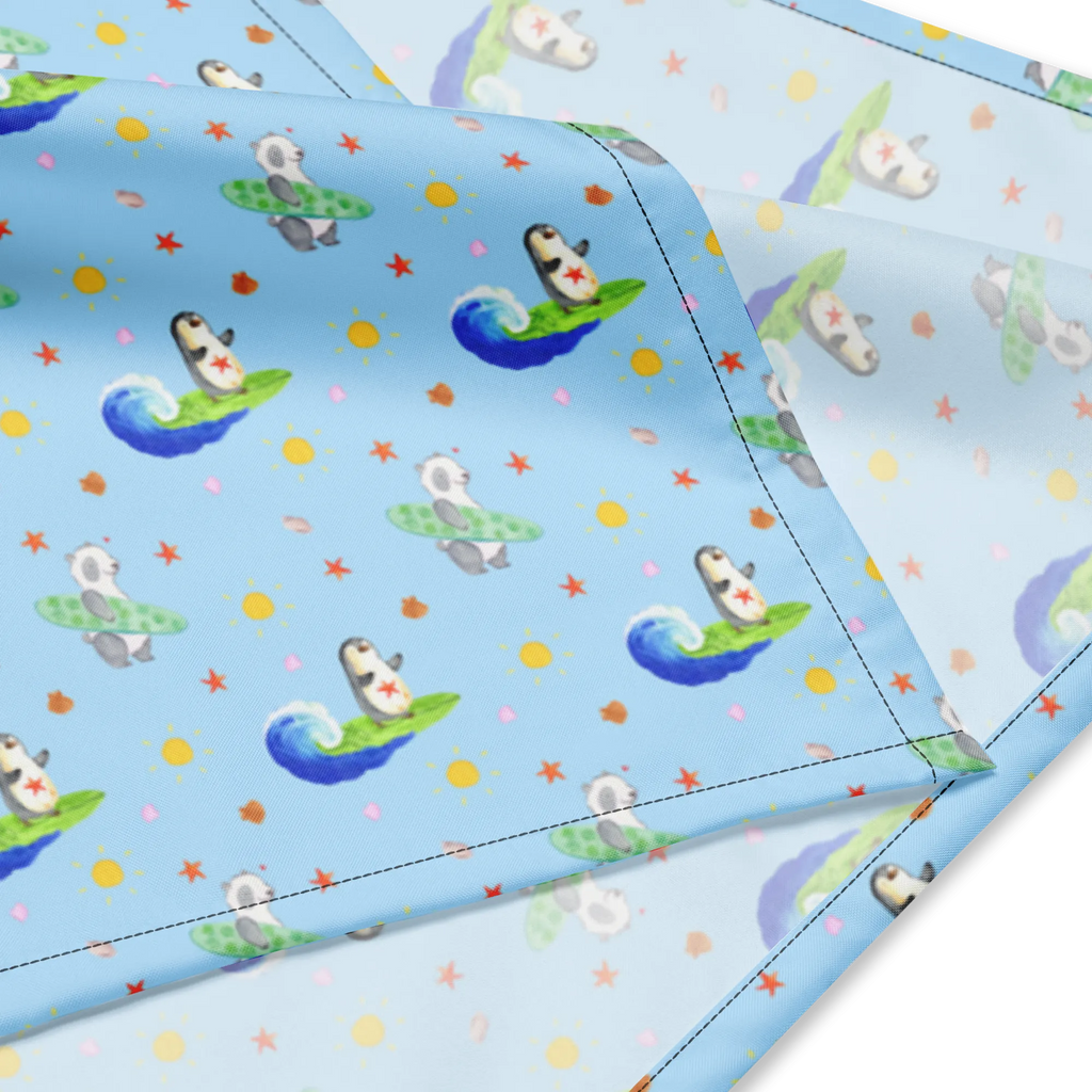 Bandana Pinguin Surfer Muster Bandana, Kopftuch, Halstuch, Multifunktionstuch, Design Bandana, Bandana Tuch, Sportbandana, Sport Bandana, Bandana kaufen, Pinguin, Pinguine, surfen, Surfer, Hawaii, Urlaub, Wellen, Wellen reiten, Portugal