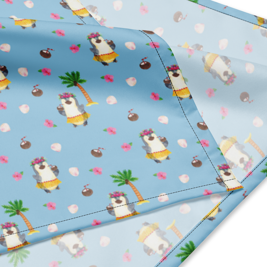 Bandana Pinguin Kokosnuss Muster Bandana, Kopftuch, Halstuch, Multifunktionstuch, Design Bandana, Bandana Tuch, Sportbandana, Sport Bandana, Bandana kaufen, Pinguin, Aloha, Hawaii, Urlaub, Kokosnuss, Pinguine