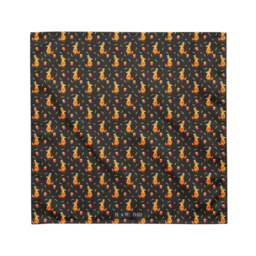 Bandana Fuchs Pommes Muster Bandana, Kopftuch, Halstuch, Multifunktionstuch, Design Bandana, Bandana Tuch, Sportbandana, Sport Bandana, Bandana kaufen, Fuchs Muster, Pommes Muster, Pommes, Fuchs, Pomes Frites