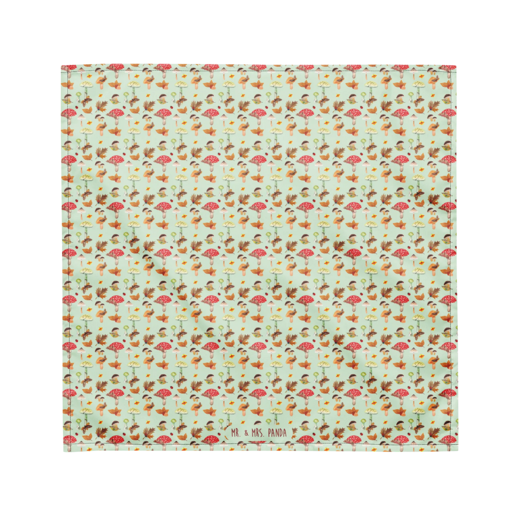 Bandana Herbst Pilze Muster Bandana, Kopftuch, Halstuch, Multifunktionstuch, Design Bandana, Bandana Tuch, Sportbandana, Sport Bandana, Bandana kaufen, Schmetterlings Muster, Pilz Muster, Wald, Herbstwald, Pilze