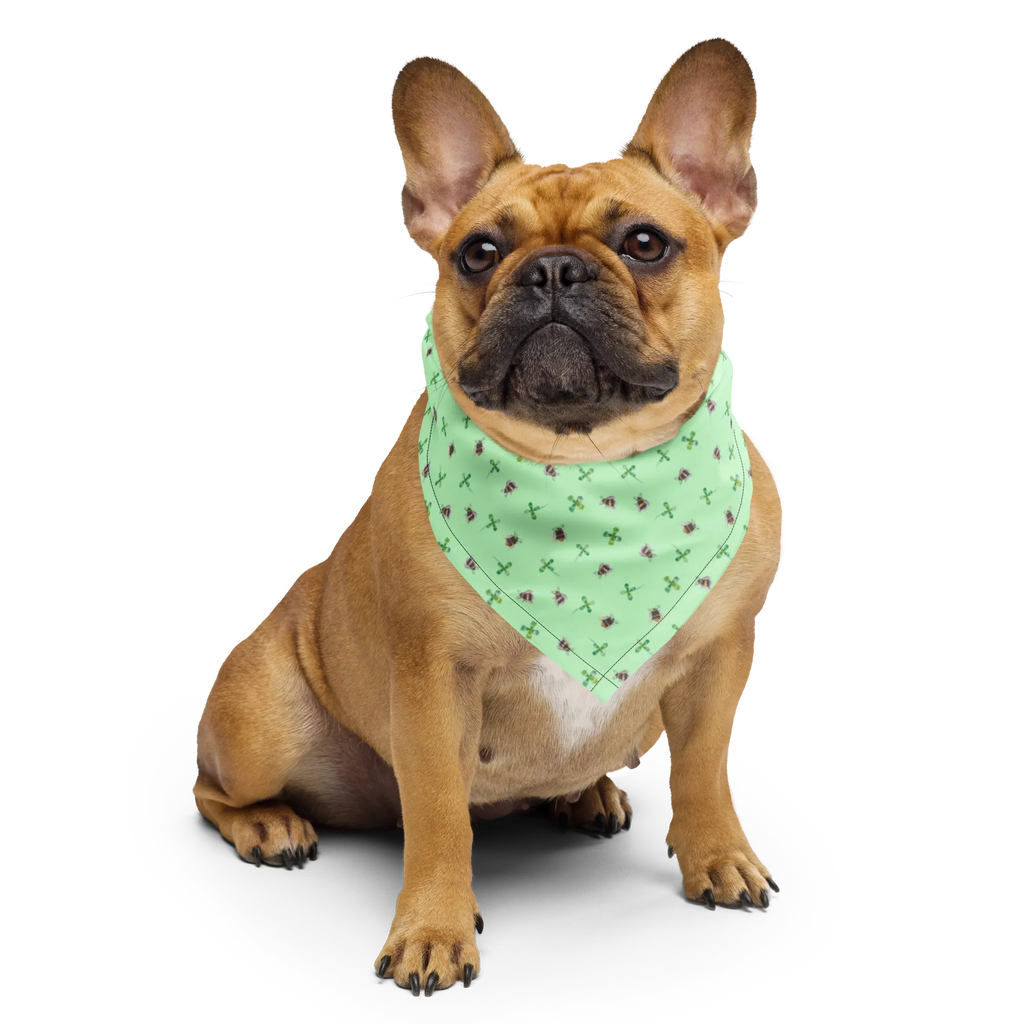 Bandana Hummeln Kleeblatt Muster Bandana, Kopftuch, Halstuch, Multifunktionstuch, Design Bandana, Bandana Tuch, Sportbandana, Sport Bandana, Bandana kaufen, Tiermotive, Gute Laune, lustige Sprüche, Tiere, Hummel, Biene, Spruch positiv, Biene Deko, Spruch schön, glücklich sein, glücklich werden, Spruch fröhlich