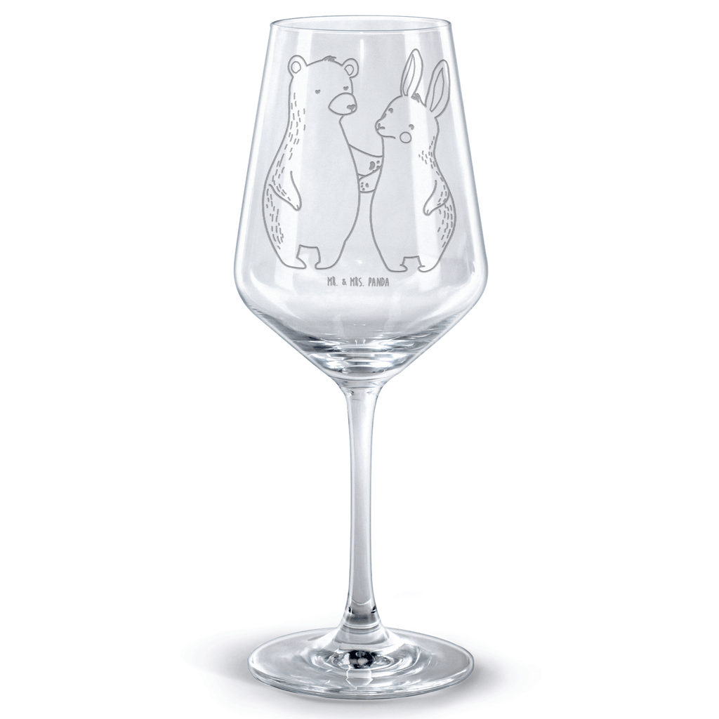 Rotwein Glas Bär Hase Umarmen Rotweinglas, Weinglas, Rotwein Glas, Weinglas mit Gravur, Geschenk für Weinliebhaber, Spülmaschinenfeste Weingläser, Hochwertige Weinaccessoires, Liebe, Partner, Freund, Freundin, Ehemann, Ehefrau, Heiraten, Verlobung, Heiratsantrag, Liebesgeschenk, Jahrestag, Hocheitstag, Freunde, bester Freund, Hase, Bär, Bärchen, best friends