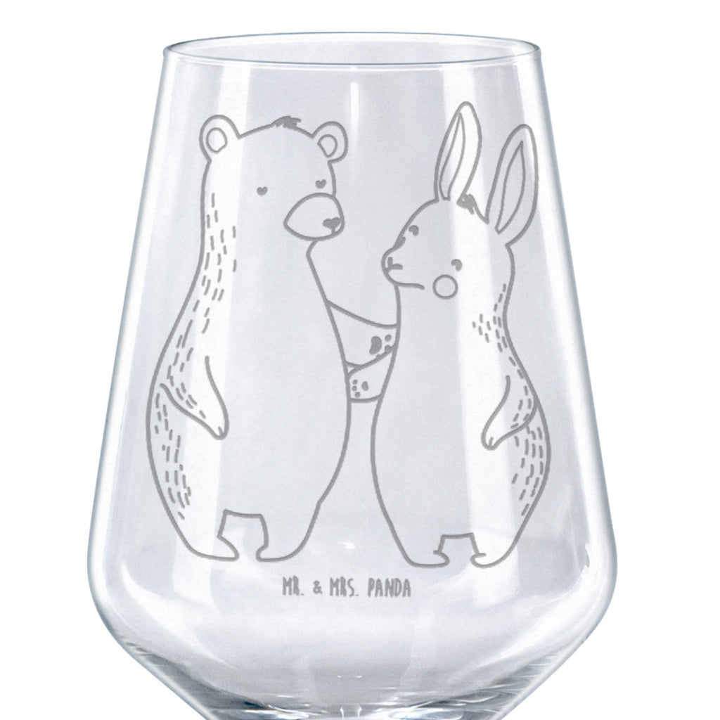 Rotwein Glas Bär Hase Umarmen Rotweinglas, Weinglas, Rotwein Glas, Weinglas mit Gravur, Geschenk für Weinliebhaber, Spülmaschinenfeste Weingläser, Hochwertige Weinaccessoires, Liebe, Partner, Freund, Freundin, Ehemann, Ehefrau, Heiraten, Verlobung, Heiratsantrag, Liebesgeschenk, Jahrestag, Hocheitstag, Freunde, bester Freund, Hase, Bär, Bärchen, best friends