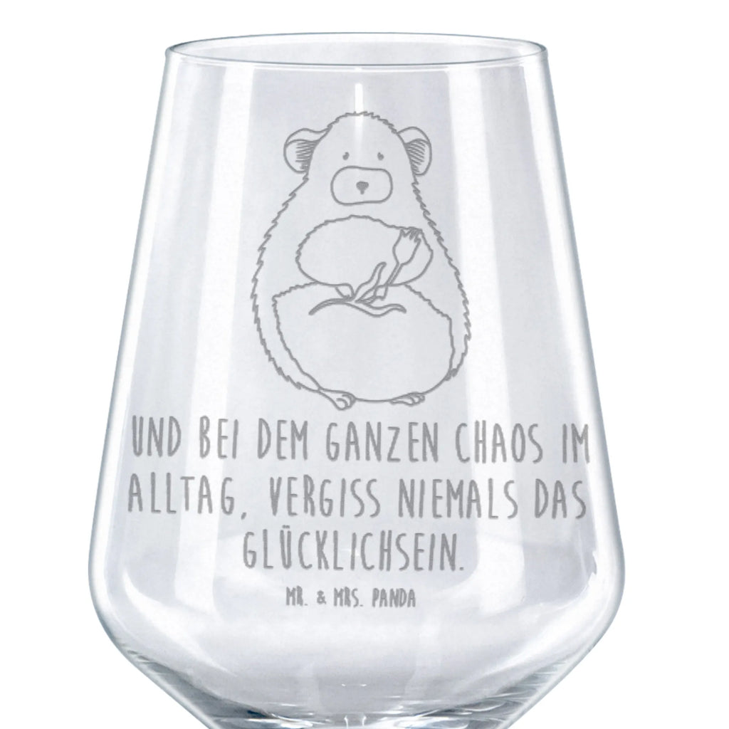 Rotwein Glas Chinchilla mit Blume Rotweinglas, Weinglas, Rotwein Glas, Weinglas mit Gravur, Geschenk für Weinliebhaber, Spülmaschinenfeste Weingläser, Hochwertige Weinaccessoires, Tiermotive, Gute Laune, lustige Sprüche, Tiere, Chinchilla, Chinchillas, Liebeskummer, Kummer, Depressionen, traurig sein, Chaos, Glücklichsein, Büro, Büroalltag