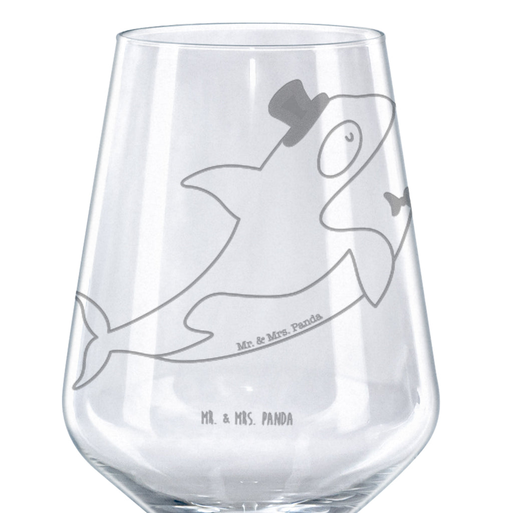 Rotwein Glas Orca Zylinder Rotweinglas, Weinglas, Rotwein Glas, Weinglas mit Gravur, Geschenk für Weinliebhaber, Spülmaschinenfeste Weingläser, Hochwertige Weinaccessoires, Meerestiere, Meer, Urlaub, Narwal, Glitter, Konfetti, Glitzer, Geburtstag, Feier, Fete, Fest, Glückwunsch, Orca