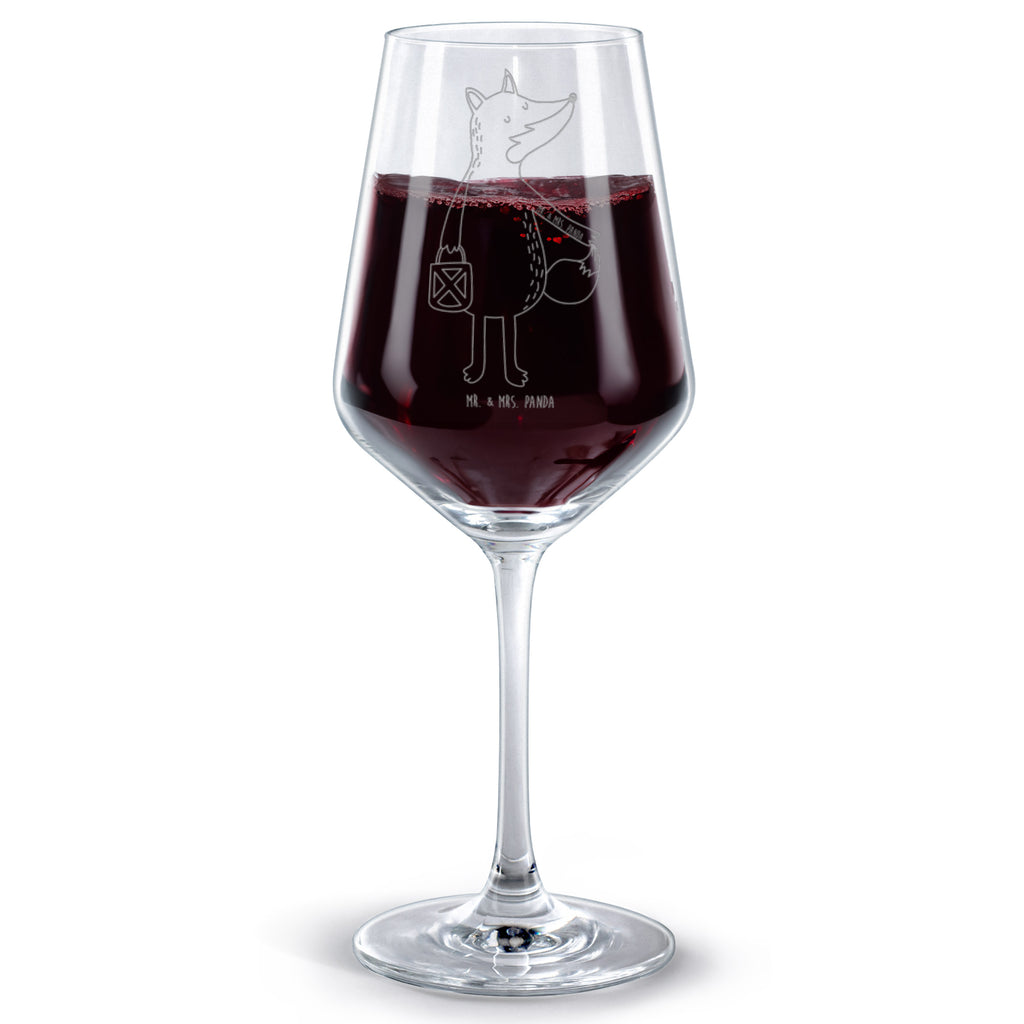 Rotwein Glas Fuchs Laterne Rotweinglas, Weinglas, Rotwein Glas, Weinglas mit Gravur, Geschenk für Weinliebhaber, Spülmaschinenfeste Weingläser, Hochwertige Weinaccessoires, Fuchs, Füchse, Spruch trösten, Liebeskummer Spruch, Laterne, Sankt Martin, Laternenumzug, Aufmuntern, Cäsar Otto Hugo Flaischlen