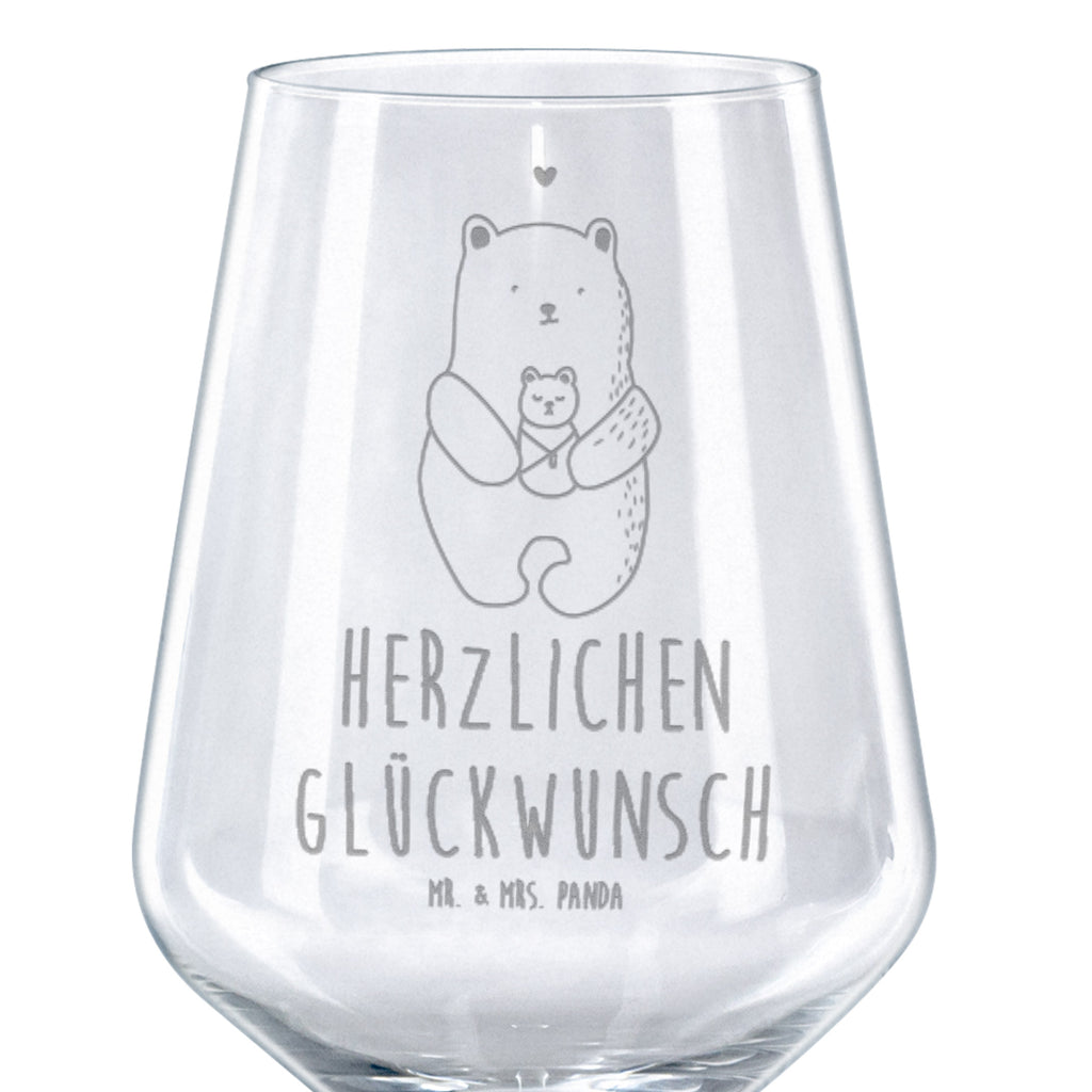 Rotwein Glas Bär mit Baby Rotweinglas, Weinglas, Rotwein Glas, Weinglas mit Gravur, Geschenk für Weinliebhaber, Spülmaschinenfeste Weingläser, Hochwertige Weinaccessoires, Bär, Teddy, Teddybär, Eltern, Mutter, Baby, Taufe, Geburt, Nichte, Neffe, Enkel, Enkelin, Täufling, Geburtstag, Glückwunsch