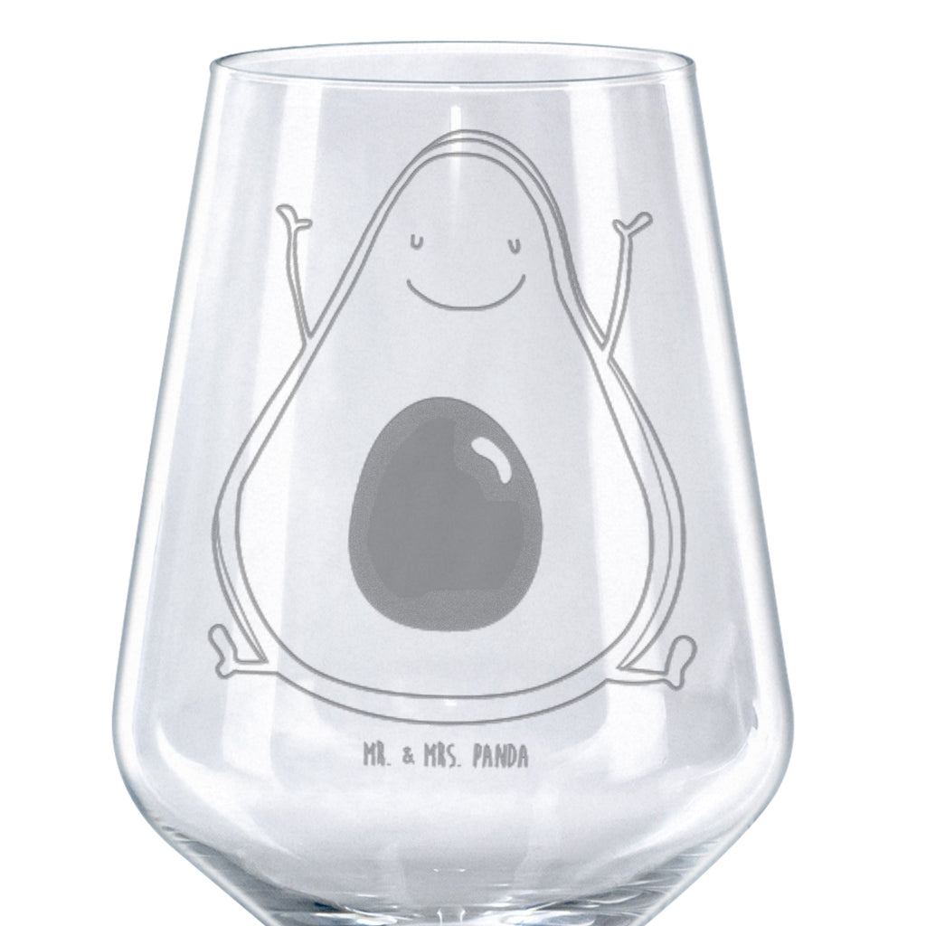 Rotwein Glas Avocado Happy Rotweinglas, Weinglas, Rotwein Glas, Weinglas mit Gravur, Geschenk für Weinliebhaber, Spülmaschinenfeste Weingläser, Hochwertige Weinaccessoires, Avocado, Veggie, Vegan, Gesund, Chaos