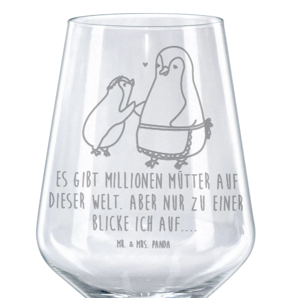 Rotwein Glas Pinguin mit Kind Rotweinglas, Weinglas, Rotwein Glas, Weinglas mit Gravur, Geschenk für Weinliebhaber, Spülmaschinenfeste Weingläser, Hochwertige Weinaccessoires, Familie, Vatertag, Muttertag, Bruder, Schwester, Mama, Papa, Oma, Opa, Geschenk, Mami, Mutti, Mutter, Geburststag