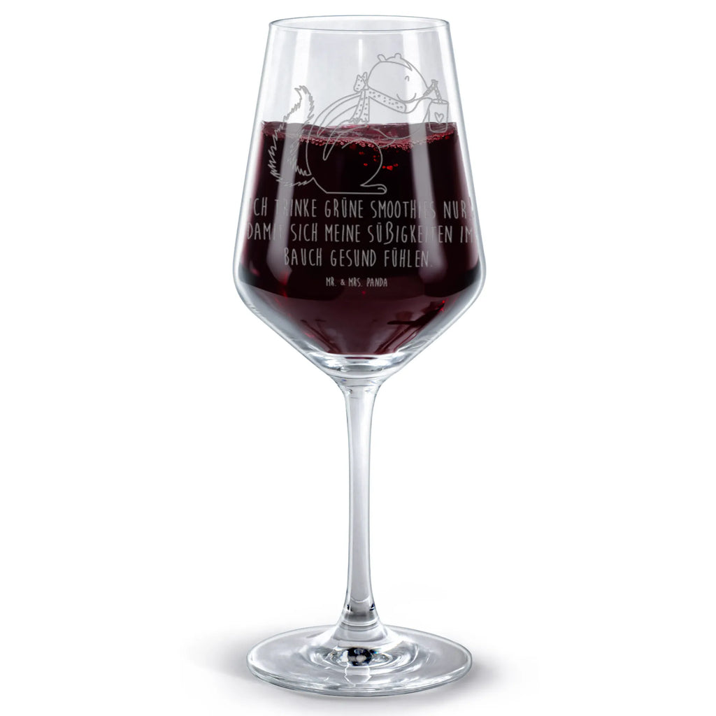 Rotwein Glas Eichhörnchen Smoothie Rotweinglas, Weinglas, Rotwein Glas, Weinglas mit Gravur, Geschenk für Weinliebhaber, Spülmaschinenfeste Weingläser, Hochwertige Weinaccessoires, Tiermotive, Gute Laune, lustige Sprüche, Tiere, Green Smoothies, Diät, Abnehmen, Streifenhörnchen, Eichhörnchen