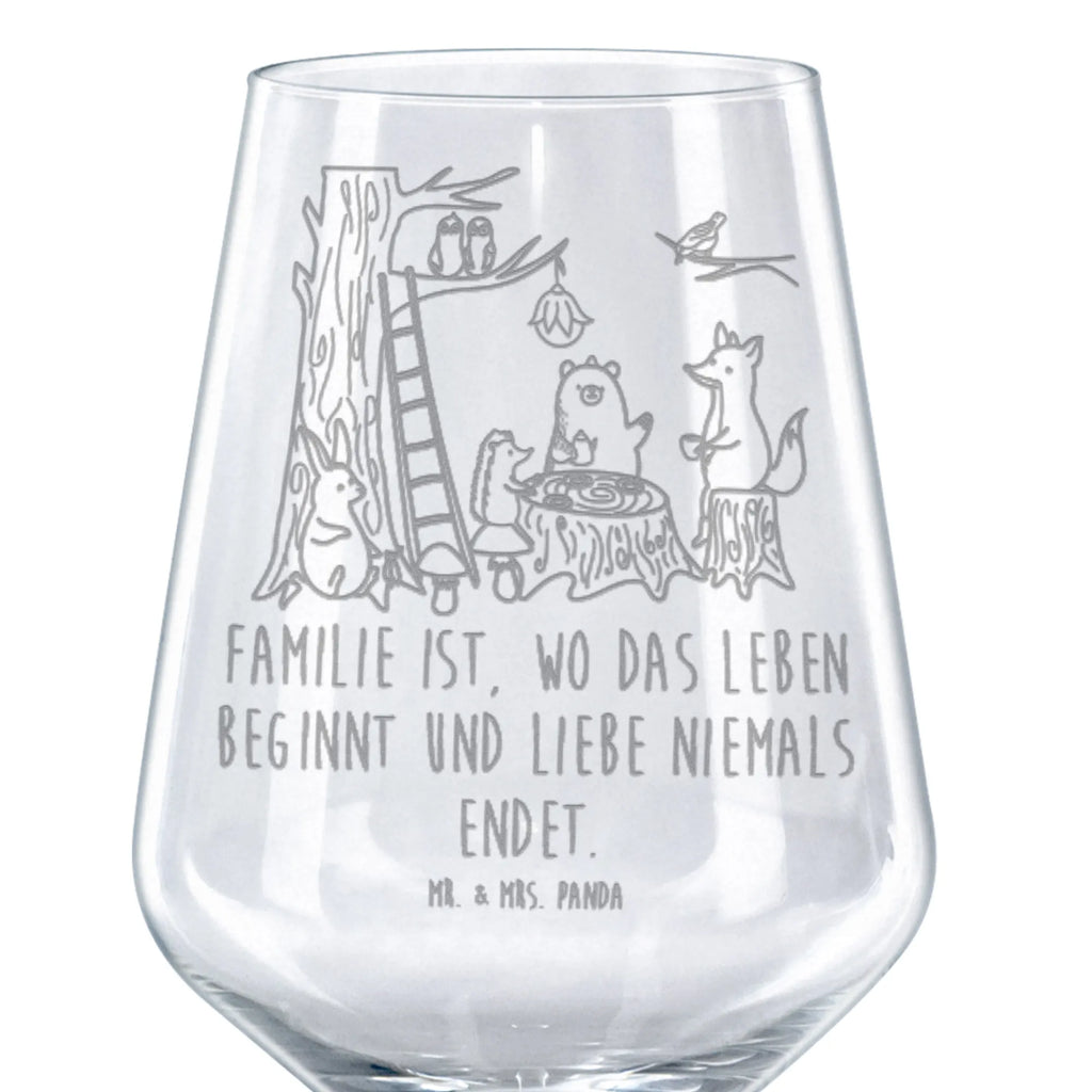 Rotwein Glas Waldtiere Picknick Rotweinglas, Weinglas, Rotwein Glas, Weinglas mit Gravur, Geschenk für Weinliebhaber, Spülmaschinenfeste Weingläser, Hochwertige Weinaccessoires, Tiermotive, Gute Laune, lustige Sprüche, Tiere, Waldtiere, Picknick, Wald, Fuchs, Hase, Igel, Maus, Eichhörnchen