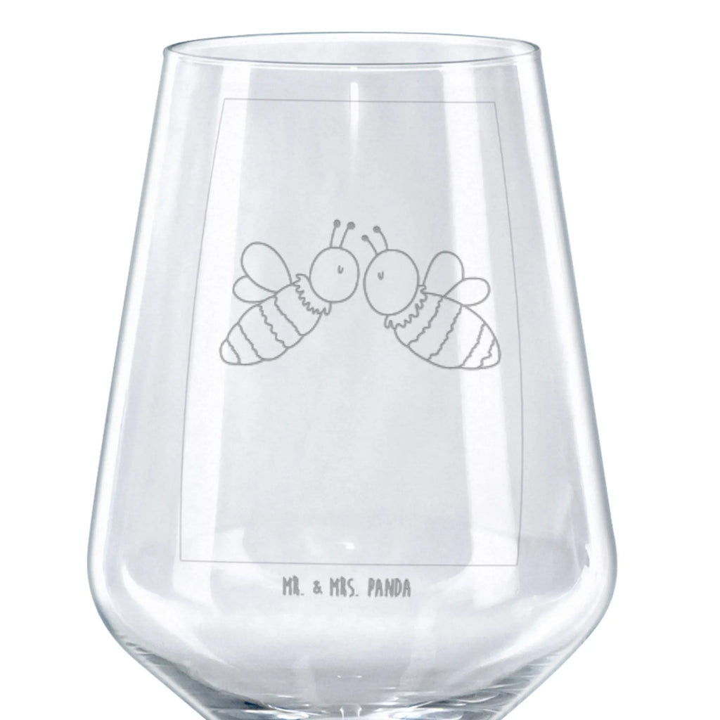 Rotwein Glas Biene Liebe Rotweinglas, Weinglas, Rotwein Glas, Weinglas mit Gravur, Geschenk für Weinliebhaber, Spülmaschinenfeste Weingläser, Hochwertige Weinaccessoires, Biene, Wespe, Hummel