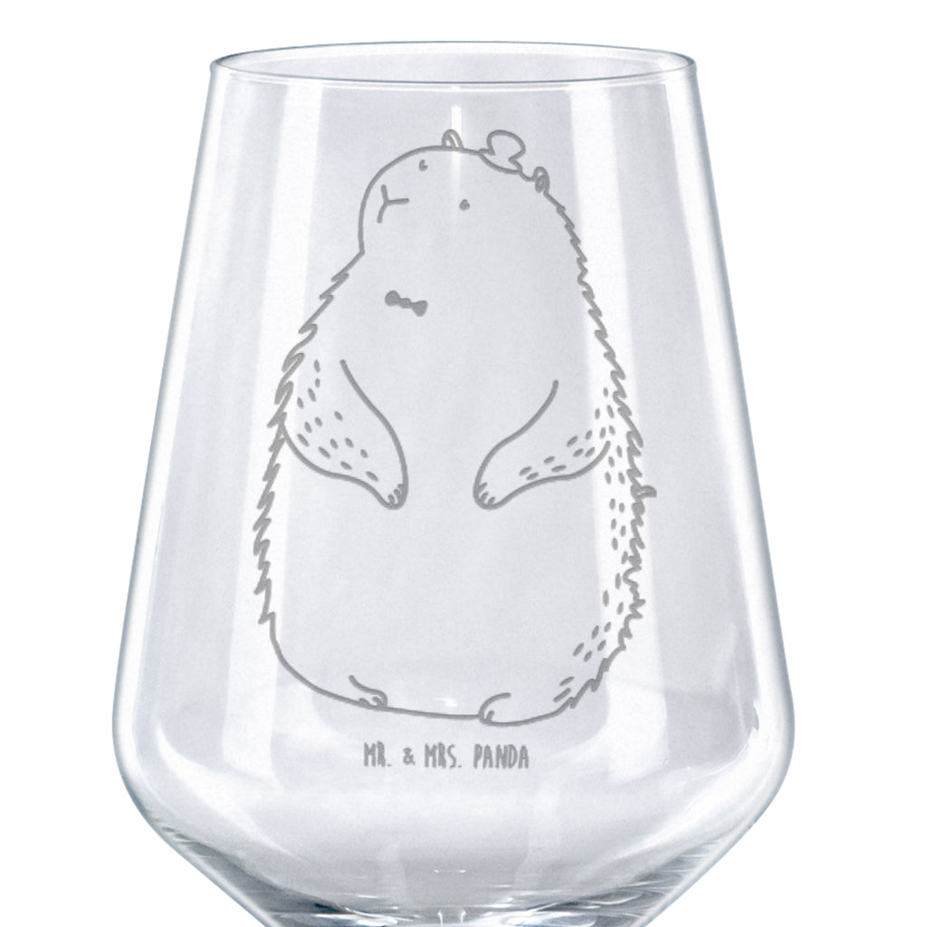 Rotwein Glas Murmeltier Rotweinglas, Weinglas, Rotwein Glas, Weinglas mit Gravur, Geschenk für Weinliebhaber, Spülmaschinenfeste Weingläser, Hochwertige Weinaccessoires, Tiermotive, Gute Laune, lustige Sprüche, Tiere, Murmeltier, Knigge, Fröhlichkeit, Freundlichkeit, Respekt, Anstand