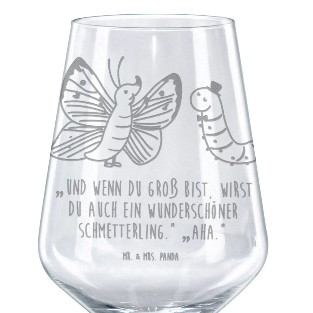 Rotwein Glas Raupe & Schmetterling Rotweinglas, Weinglas, Rotwein Glas, Weinglas mit Gravur, Geschenk für Weinliebhaber, Spülmaschinenfeste Weingläser, Hochwertige Weinaccessoires, Tiermotive, Gute Laune, lustige Sprüche, Tiere, Raupe, Schmetterling, Zitronenfalter, Entwicklung, Erwachsen werden, Kokon, Hut, Hütchen, Schönheit, Aufwachsen