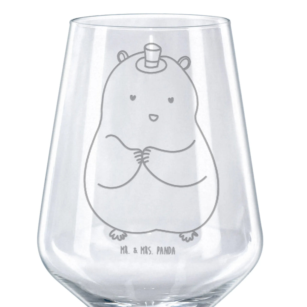 Rotwein Glas Hamster mit Hut Rotweinglas, Weinglas, Rotwein Glas, Weinglas mit Gravur, Geschenk für Weinliebhaber, Spülmaschinenfeste Weingläser, Hochwertige Weinaccessoires, Tiermotive, Gute Laune, lustige Sprüche, Tiere, Hamster, Hut, Magier, Zylinder, Zwerghamster, Zauberer