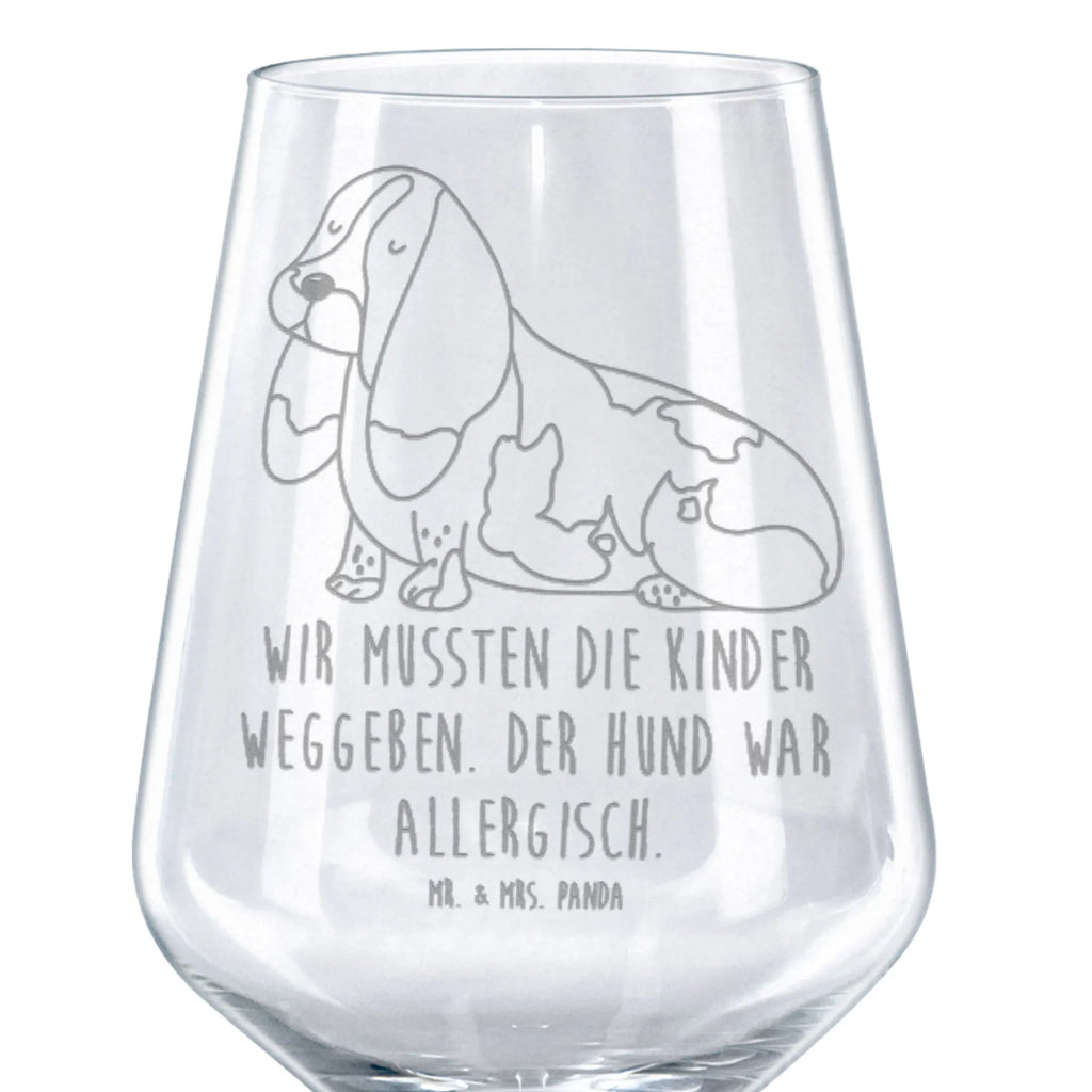 Rotwein Glas Hund Basset Hound Rotweinglas, Weinglas, Rotwein Glas, Weinglas mit Gravur, Geschenk für Weinliebhaber, Spülmaschinenfeste Weingläser, Hochwertige Weinaccessoires, Hund, Hundemotiv, Haustier, Hunderasse, Tierliebhaber, Hundebesitzer, Sprüche, Basset Hound, Basset, Hundeliebe, kinderlos