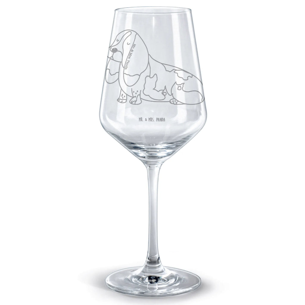 Rotwein Glas Hund Basset Hound Rotweinglas, Weinglas, Rotwein Glas, Weinglas mit Gravur, Geschenk für Weinliebhaber, Spülmaschinenfeste Weingläser, Hochwertige Weinaccessoires, Hund, Hundemotiv, Haustier, Hunderasse, Tierliebhaber, Hundebesitzer, Sprüche, Basset Hound, Basset, Hundeliebe, kinderlos