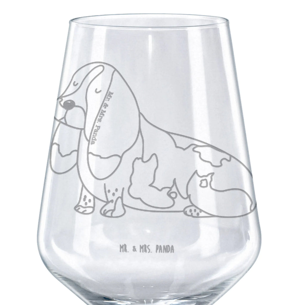 Rotwein Glas Hund Basset Hound Rotweinglas, Weinglas, Rotwein Glas, Weinglas mit Gravur, Geschenk für Weinliebhaber, Spülmaschinenfeste Weingläser, Hochwertige Weinaccessoires, Hund, Hundemotiv, Haustier, Hunderasse, Tierliebhaber, Hundebesitzer, Sprüche, Basset Hound, Basset, Hundeliebe, kinderlos