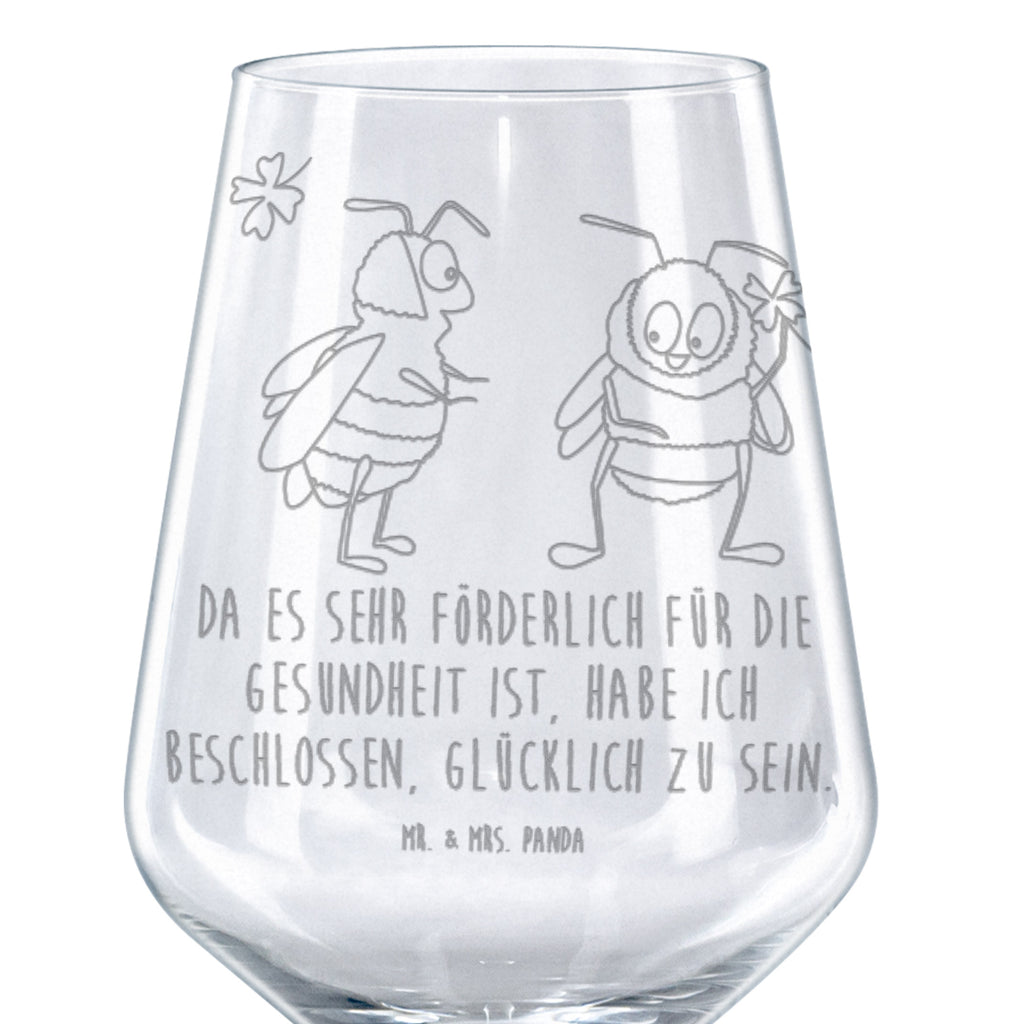 Rotwein Glas Hummeln mit Kleeblatt Rotweinglas, Weinglas, Rotwein Glas, Weinglas mit Gravur, Geschenk für Weinliebhaber, Spülmaschinenfeste Weingläser, Hochwertige Weinaccessoires, Tiermotive, Gute Laune, lustige Sprüche, Tiere, Hummel, Biene, Spruch positiv, Biene Deko, Spruch schön, glücklich sein, glücklich werden, Spruch fröhlich