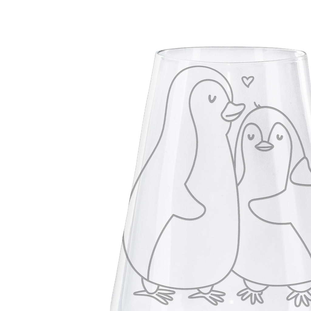 Weißwein Glas Pinguin umarmend Weißweinglas, Weinglas, Weißwein Glas, Weinglas mit Gravur, Geschenk für Weinliebhaber, Spülmaschinenfeste Weingläser, Hochwertige Weinaccessoires, Pinguin, Liebe, Liebespaar, Liebesbeweis, Liebesgeschenk, Verlobung, Jahrestag, Hochzeitstag, Hochzeit, Hochzeitsgeschenk