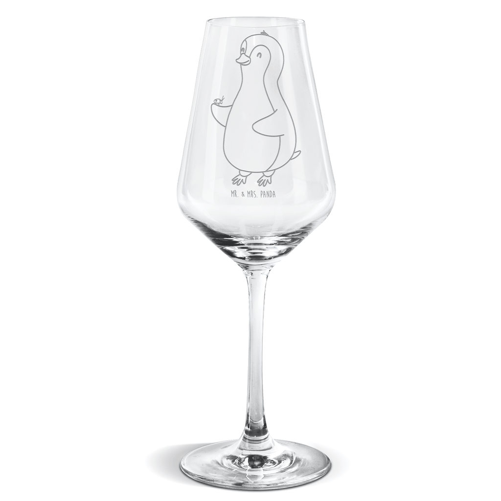 Weißwein Glas Pinguin Marienkäfer Weißweinglas, Weinglas, Weißwein Glas, Weinglas mit Gravur, Geschenk für Weinliebhaber, Spülmaschinenfeste Weingläser, Hochwertige Weinaccessoires, Pinguin, Pinguine, Marienkäfer, Liebe, Wunder, Glück, Freude, Lebensfreude