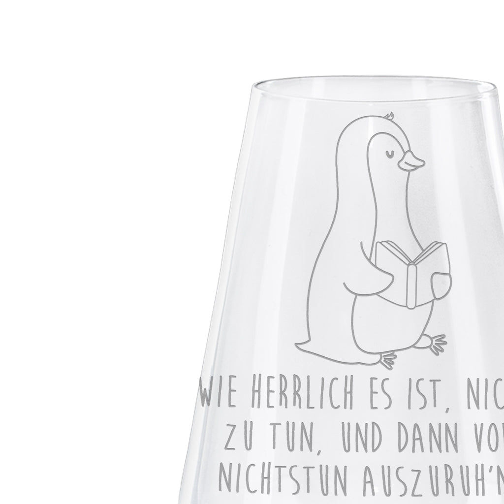 Weißwein Glas Pinguin Buch Weißweinglas, Weinglas, Weißwein Glas, Weinglas mit Gravur, Geschenk für Weinliebhaber, Spülmaschinenfeste Weingläser, Hochwertige Weinaccessoires, Pinguin, Pinguine, Buch, Lesen, Bücherwurm, Nichtstun, Faulenzen, Ferien, Urlaub, Freizeit