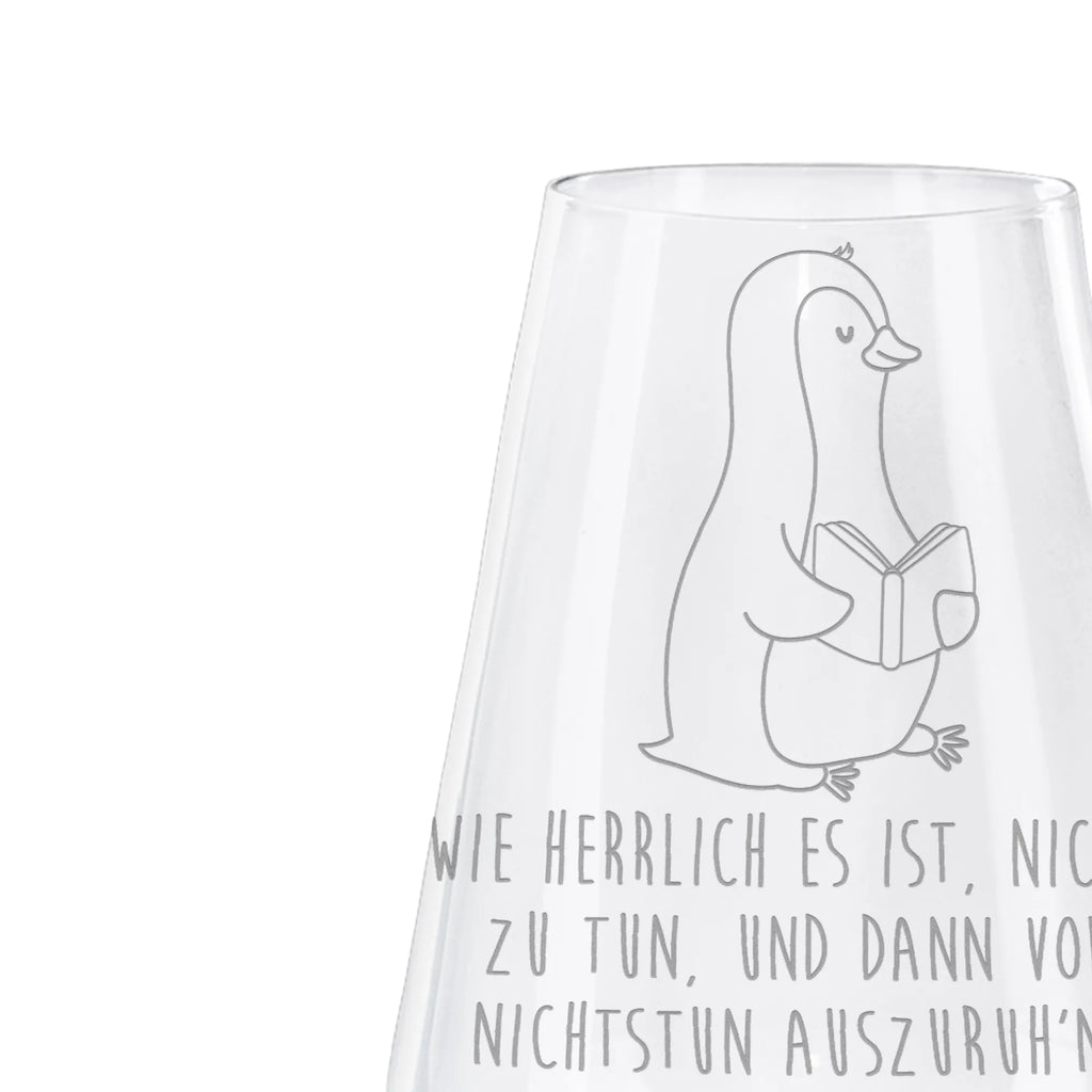 Weißwein Glas Pinguin Buch Weißweinglas, Weinglas, Weißwein Glas, Weinglas mit Gravur, Geschenk für Weinliebhaber, Spülmaschinenfeste Weingläser, Hochwertige Weinaccessoires, Pinguin, Pinguine, Buch, Lesen, Bücherwurm, Nichtstun, Faulenzen, Ferien, Urlaub, Freizeit