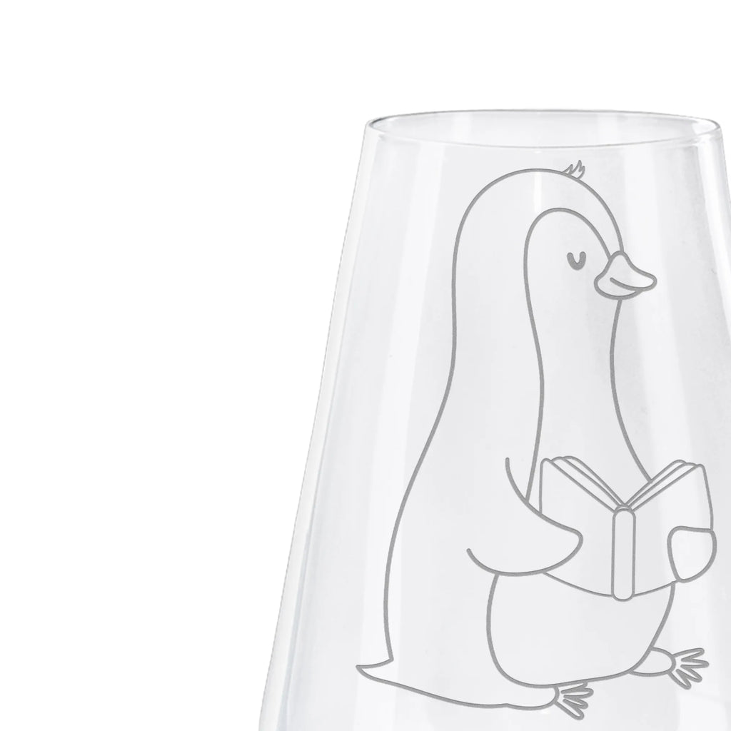 Weißwein Glas Pinguin Buch Weißweinglas, Weinglas, Weißwein Glas, Weinglas mit Gravur, Geschenk für Weinliebhaber, Spülmaschinenfeste Weingläser, Hochwertige Weinaccessoires, Pinguin, Pinguine, Buch, Lesen, Bücherwurm, Nichtstun, Faulenzen, Ferien, Urlaub, Freizeit