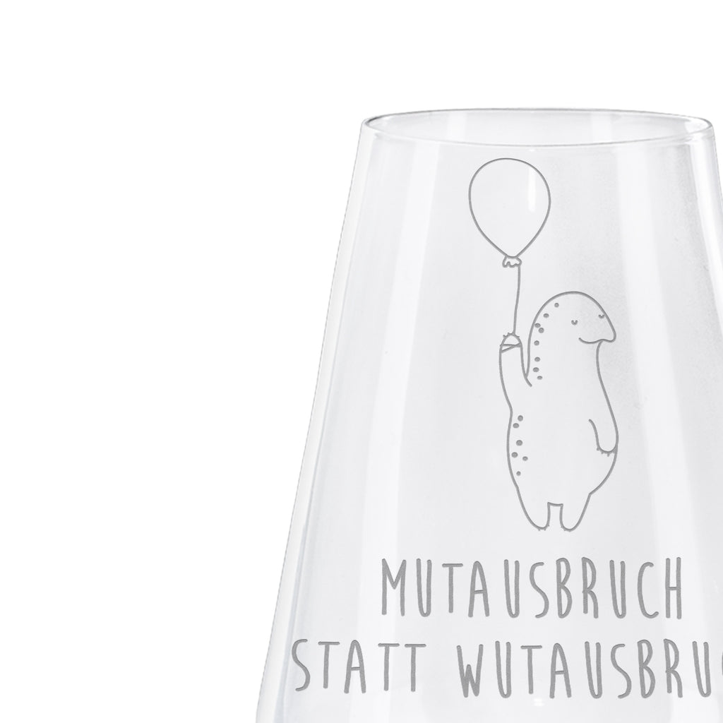 Weißwein Glas Schildkröte Luftballon Weißweinglas, Weinglas, Weißwein Glas, Weinglas mit Gravur, Geschenk für Weinliebhaber, Spülmaschinenfeste Weingläser, Hochwertige Weinaccessoires, Schildkröte, Schildkröten, Mutausbruch, Motivation, Motivationsspruch