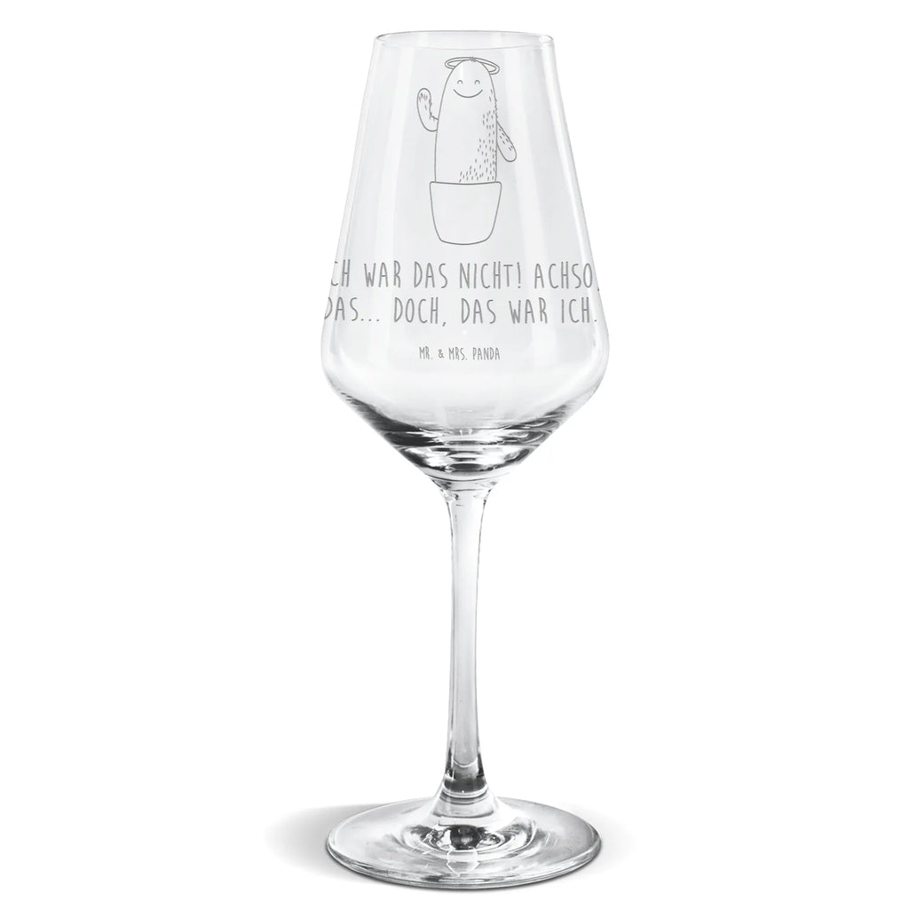 Weißwein Glas Kaktus Heilig Weißweinglas, Weinglas, Weißwein Glas, Weinglas mit Gravur, Geschenk für Weinliebhaber, Spülmaschinenfeste Weingläser, Hochwertige Weinaccessoires, Kaktus, Kakteen, frech, lustig, Kind, Eltern, Familie, Bruder, Schwester, Schwestern, Freundin, Heiligenschein