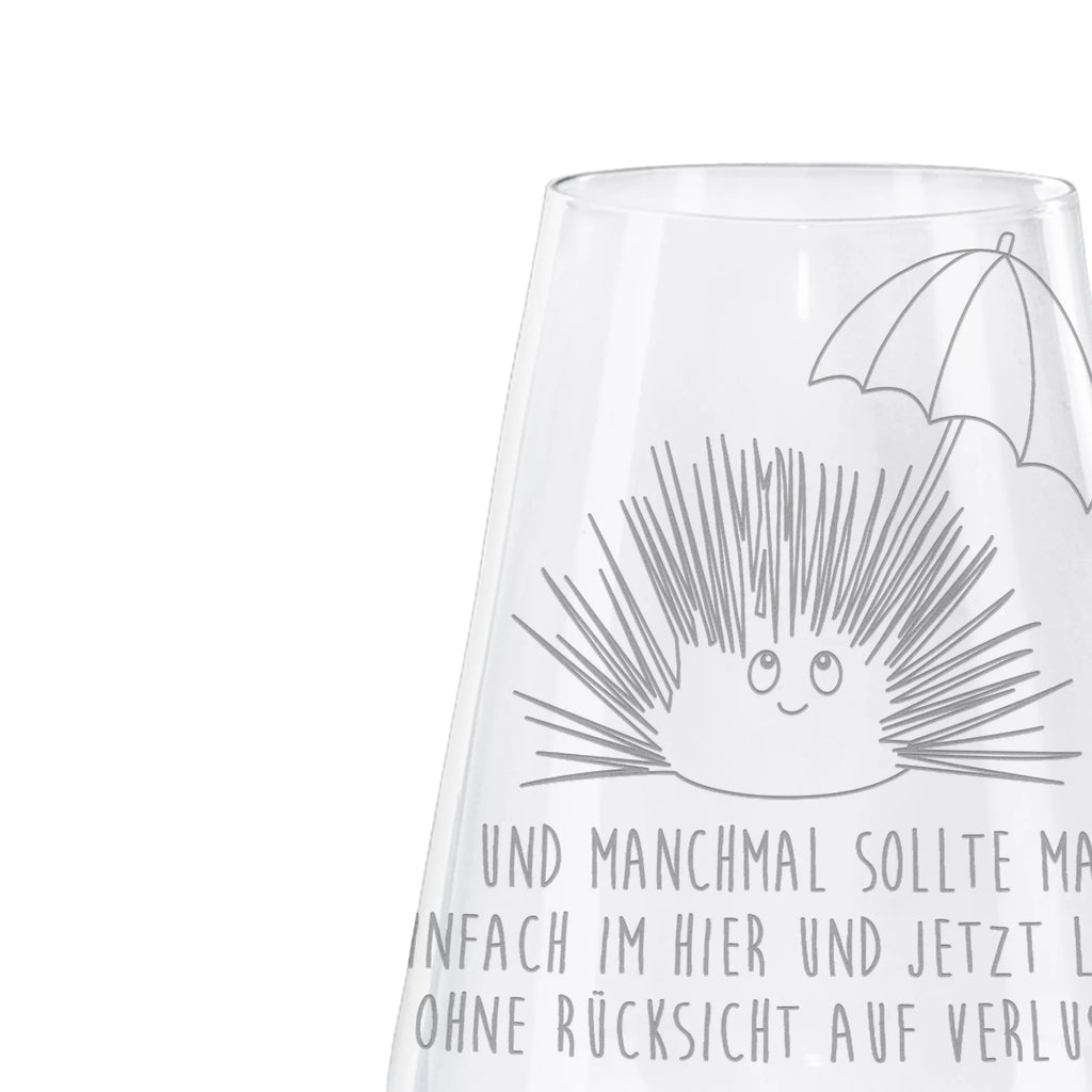 Weißwein Glas Seeigel Weißweinglas, Weinglas, Weißwein Glas, Weinglas mit Gravur, Geschenk für Weinliebhaber, Spülmaschinenfeste Weingläser, Hochwertige Weinaccessoires, Meerestiere, Meer, Urlaub, Seeigel, Achtsamkeit, Selbstakzeptanz, Selbstliebe, Hier und Jetzt, Leben, Lebe