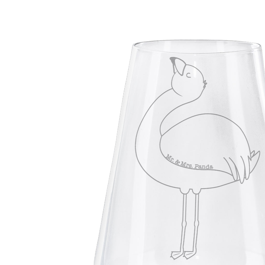 Weißwein Glas Flamingo stolz Weißweinglas, Weinglas, Weißwein Glas, Weinglas mit Gravur, Geschenk für Weinliebhaber, Spülmaschinenfeste Weingläser, Hochwertige Weinaccessoires, Flamingo, stolz, Freude, Selbstliebe, Selbstakzeptanz, Freundin, beste Freundin, Tochter, Mama, Schwester