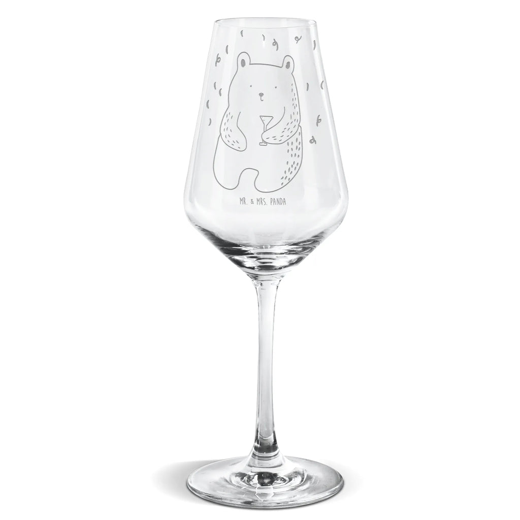 Weißwein Glas Bär Party Weißweinglas, Weinglas, Weißwein Glas, Weinglas mit Gravur, Geschenk für Weinliebhaber, Spülmaschinenfeste Weingläser, Hochwertige Weinaccessoires, Bär, Teddy, Teddybär, Geburtstag, Geburtstagsgeschenk, Geschenk, Party, Feiern, Abfeiern, Mitbringsel, Gute Laune, Lustig