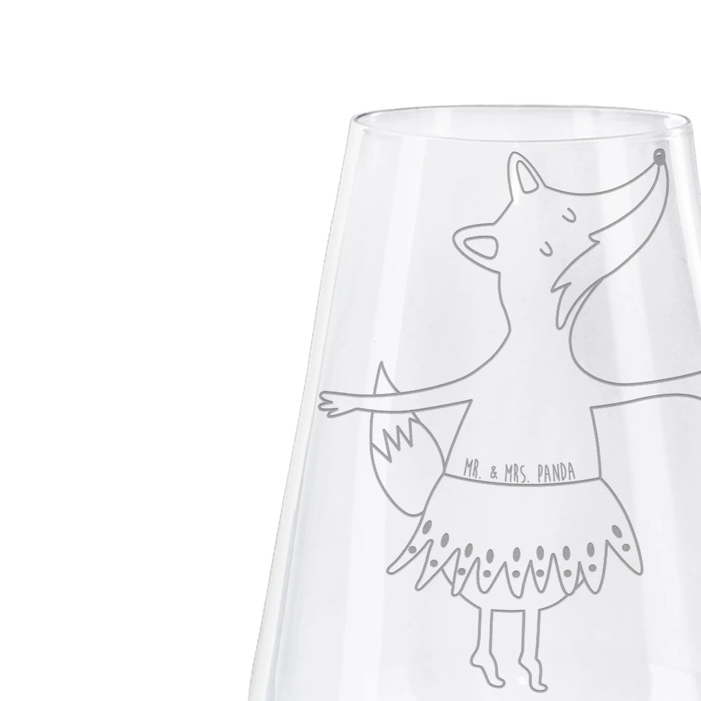 Weißwein Glas Fuchs Ballerina Weißweinglas, Weinglas, Weißwein Glas, Weinglas mit Gravur, Geschenk für Weinliebhaber, Spülmaschinenfeste Weingläser, Hochwertige Weinaccessoires, Fuchs, Fuchs Spruch, Füchse, Füchsin, Ballerina, Ballett, Tänzerin, Tanzen, Party, Einladung, Geburtstag