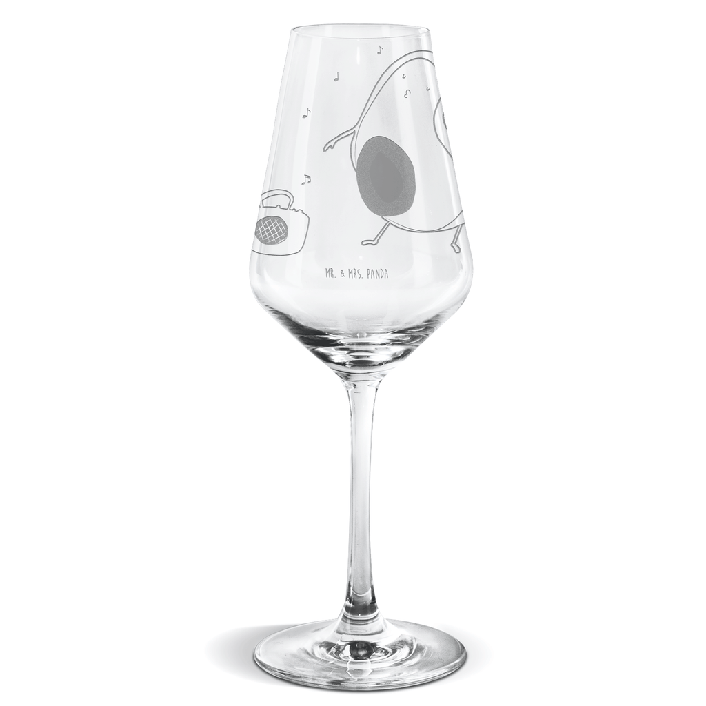 Weißwein Glas Avocado tanzt Weißweinglas, Weinglas, Weißwein Glas, Weinglas mit Gravur, Geschenk für Weinliebhaber, Spülmaschinenfeste Weingläser, Hochwertige Weinaccessoires, Avocado, Veggie, Vegan, Gesund