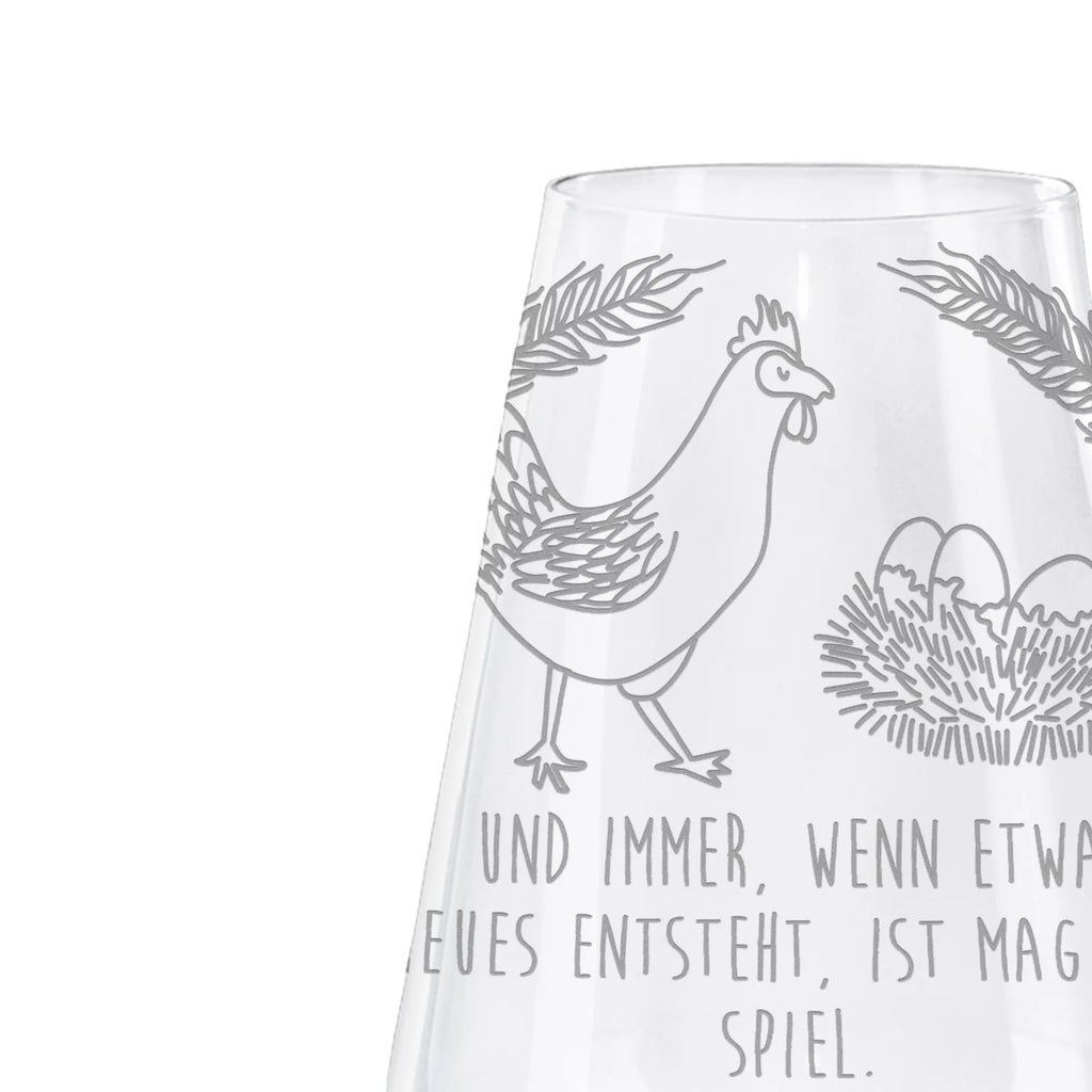 Weißwein Glas Huhn stolz Weißweinglas, Weinglas, Weißwein Glas, Weinglas mit Gravur, Geschenk für Weinliebhaber, Spülmaschinenfeste Weingläser, Hochwertige Weinaccessoires, Bauernhof, Hoftiere, Landwirt, Landwirtin, Hahn, Henne, Hühner, Eier, Hof, Landleben, Motivation, Geburt, Magie, Spruch, Schwangerschaft