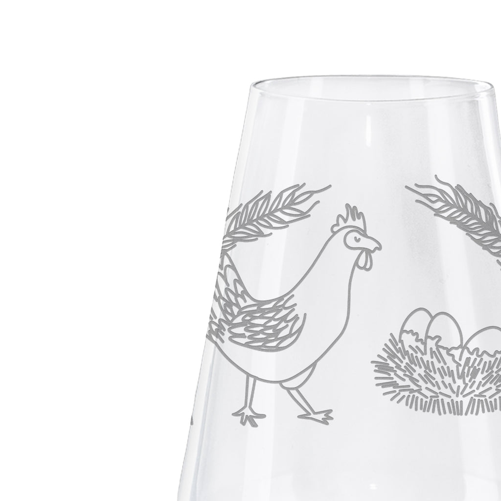 Weißwein Glas Huhn stolz Weißweinglas, Weinglas, Weißwein Glas, Weinglas mit Gravur, Geschenk für Weinliebhaber, Spülmaschinenfeste Weingläser, Hochwertige Weinaccessoires, Bauernhof, Hoftiere, Landwirt, Landwirtin, Hahn, Henne, Hühner, Eier, Hof, Landleben, Motivation, Geburt, Magie, Spruch, Schwangerschaft