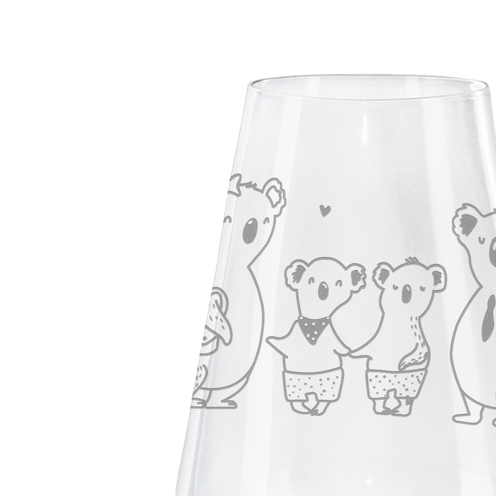 Weißwein Glas Koala Familie zwei Weißweinglas, Weinglas, Weißwein Glas, Weinglas mit Gravur, Geschenk für Weinliebhaber, Spülmaschinenfeste Weingläser, Hochwertige Weinaccessoires, Familie, Vatertag, Muttertag, Bruder, Schwester, Mama, Papa, Oma, Opa, Koala, Koalabär, beste Familie, Familienzeit, Familienleben, Koalafamilie, Lieblingsfamilie