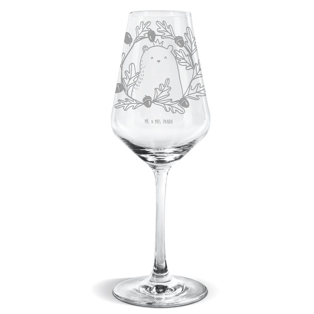 Weißwein Glas Bär König Weißweinglas, Weinglas, Weißwein Glas, Weinglas mit Gravur, Geschenk für Weinliebhaber, Spülmaschinenfeste Weingläser, Hochwertige Weinaccessoires, Bär, Teddy, Teddybär, Papa, Papa Bär, bester Vater, bester Papa, weltbester Papa, Vatertag, Vater, Dad, Daddy, Papi