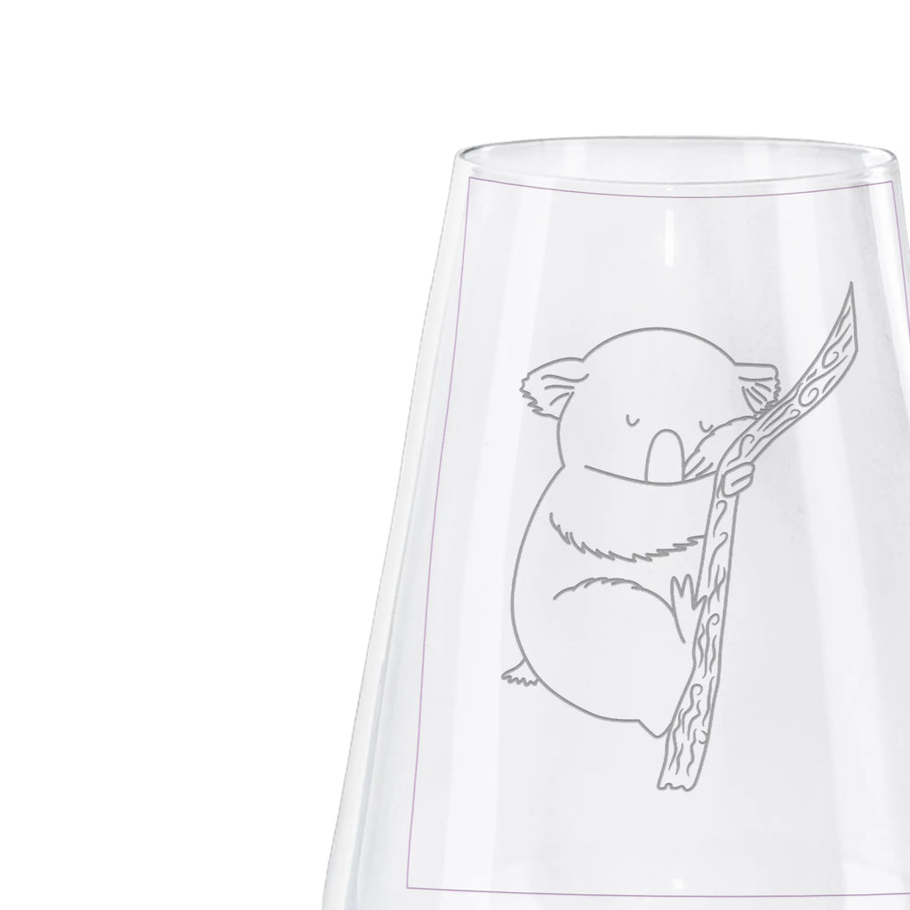 Weißwein Glas Koalabär Weißweinglas, Weinglas, Weißwein Glas, Weinglas mit Gravur, Geschenk für Weinliebhaber, Spülmaschinenfeste Weingläser, Hochwertige Weinaccessoires, Tiermotive, Gute Laune, lustige Sprüche, Tiere, Koala, träumen, Traum, schlafen, Schlafzimmer, Traumland, Bär, Koalabär