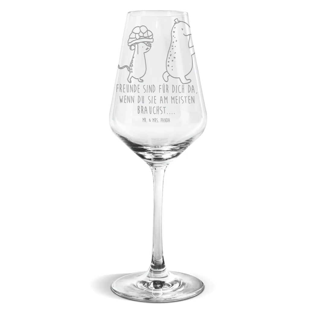 Weißwein Glas Schildkröte & Maus Weißweinglas, Weinglas, Weißwein Glas, Weinglas mit Gravur, Geschenk für Weinliebhaber, Spülmaschinenfeste Weingläser, Hochwertige Weinaccessoires, Schildkröte, Maus, Freunde, Freundinnen, beste Freunde, beste Freundinnen