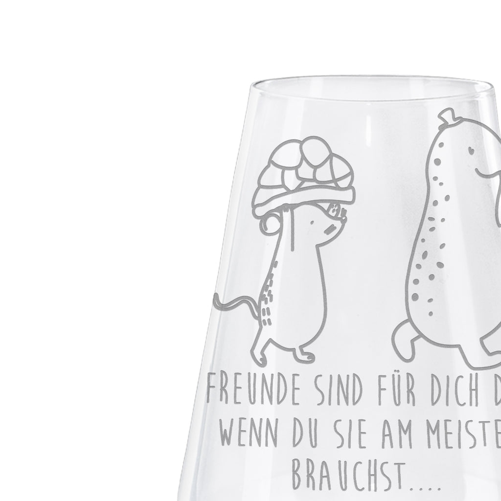 Weißwein Glas Schildkröte & Maus Weißweinglas, Weinglas, Weißwein Glas, Weinglas mit Gravur, Geschenk für Weinliebhaber, Spülmaschinenfeste Weingläser, Hochwertige Weinaccessoires, Schildkröte, Maus, Freunde, Freundinnen, beste Freunde, beste Freundinnen