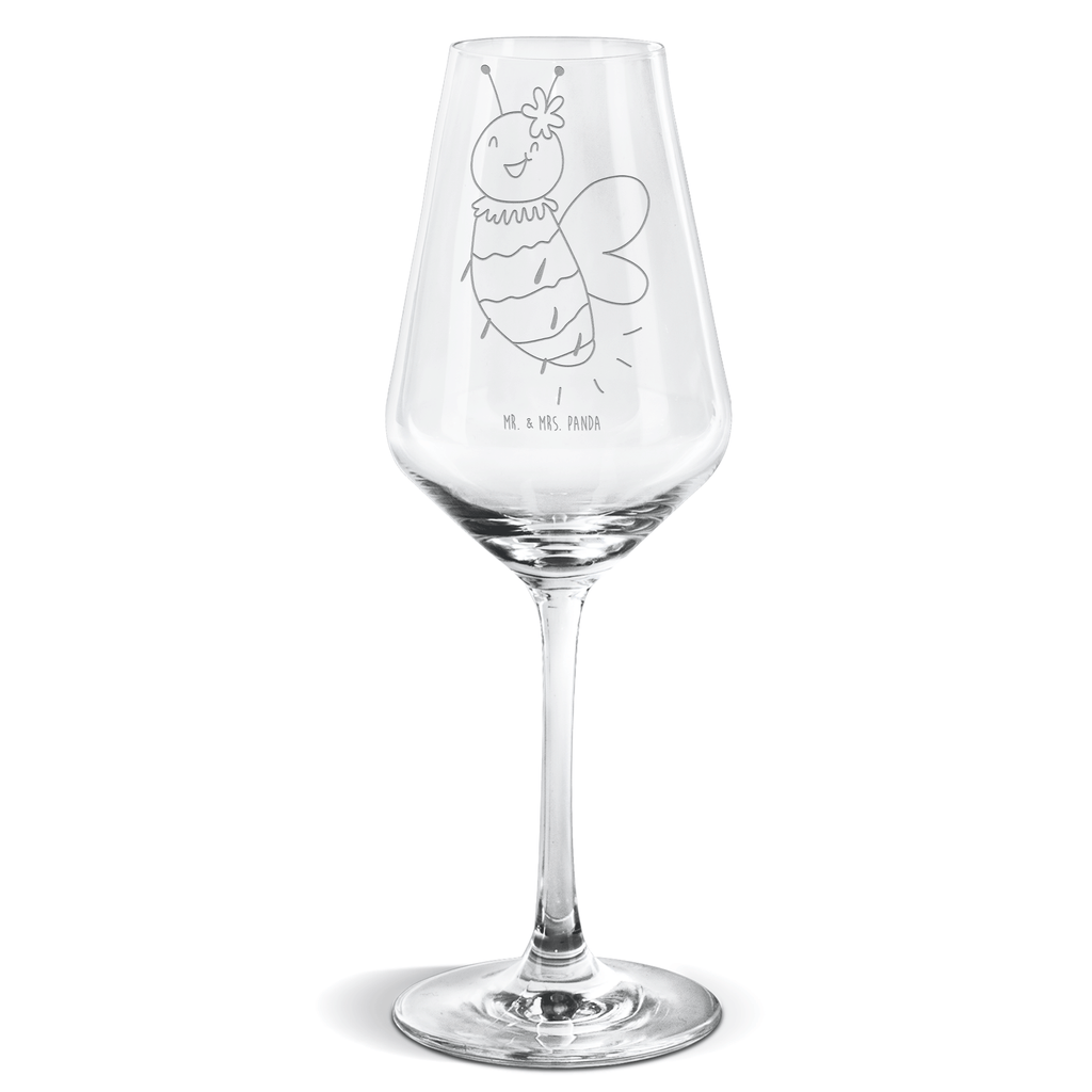 Weißwein Glas Biene Blume Weißweinglas, Weinglas, Weißwein Glas, Weinglas mit Gravur, Geschenk für Weinliebhaber, Spülmaschinenfeste Weingläser, Hochwertige Weinaccessoires, Biene, Wespe, Hummel