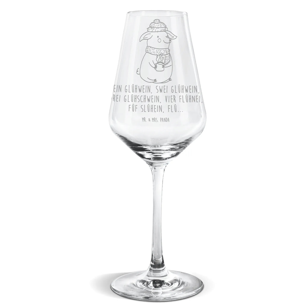 Weißwein Glas Lallelndes Glühschwein Weißweinglas, Weinglas, Weißwein Glas, Weinglas mit Gravur, Geschenk für Weinliebhaber, Spülmaschinenfeste Weingläser, Hochwertige Weinaccessoires, Winter, Weihnachten, Weihnachtsdeko, Nikolaus, Advent, Heiligabend, Wintermotiv, Glühwein, Betrunken, Weihnachtsmarkt, Spruch