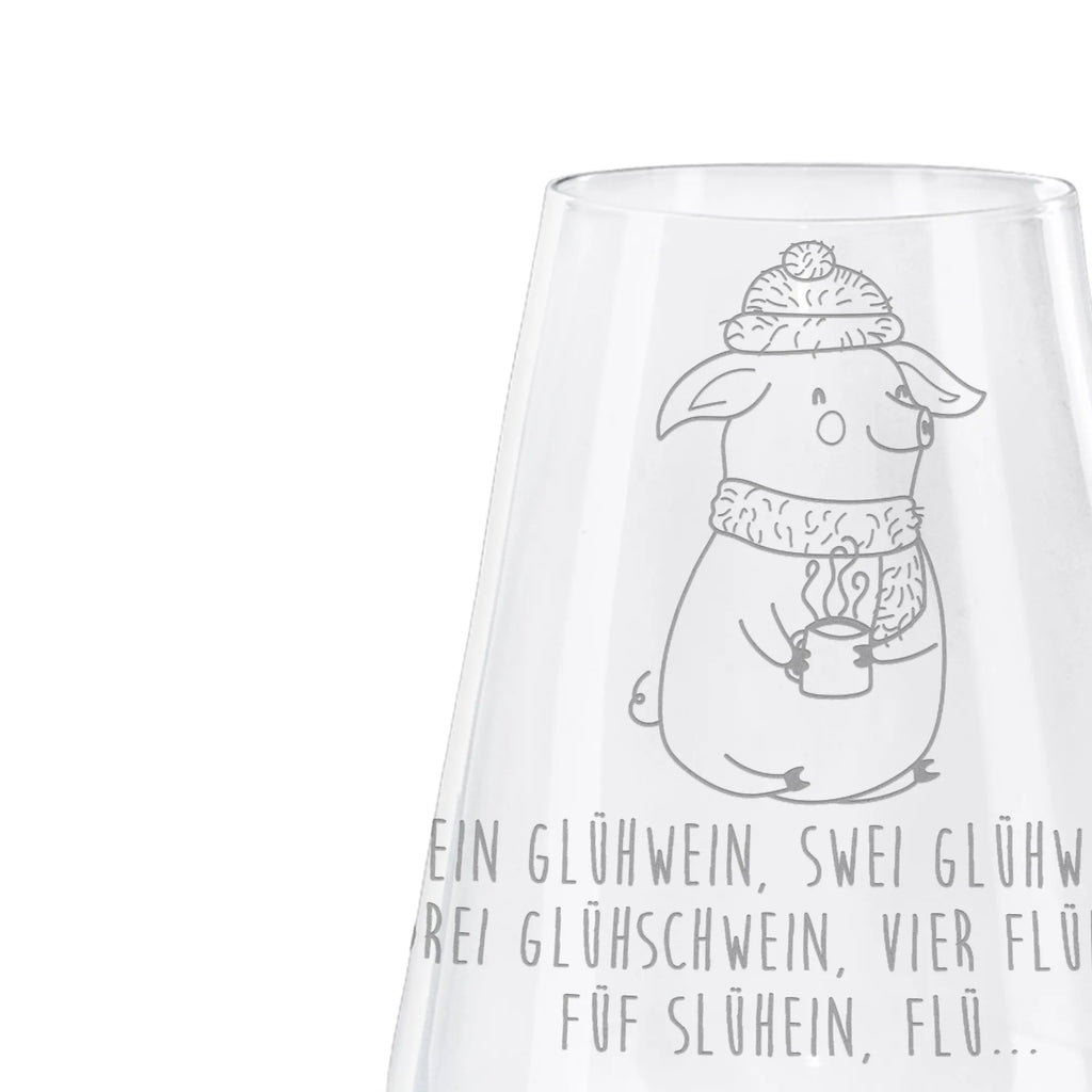 Weißwein Glas Lallelndes Glühschwein Weißweinglas, Weinglas, Weißwein Glas, Weinglas mit Gravur, Geschenk für Weinliebhaber, Spülmaschinenfeste Weingläser, Hochwertige Weinaccessoires, Winter, Weihnachten, Weihnachtsdeko, Nikolaus, Advent, Heiligabend, Wintermotiv, Glühwein, Betrunken, Weihnachtsmarkt, Spruch