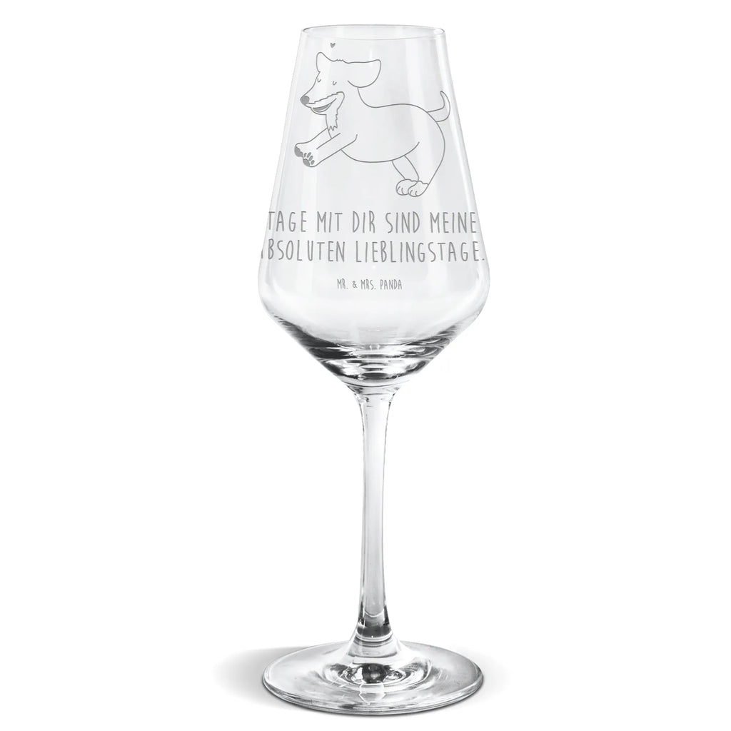 Weißwein Glas Hund Dackel fröhlich Weißweinglas, Weinglas, Weißwein Glas, Weinglas mit Gravur, Geschenk für Weinliebhaber, Spülmaschinenfeste Weingläser, Hochwertige Weinaccessoires, Hund, Hundemotiv, Haustier, Hunderasse, Tierliebhaber, Hundebesitzer, Sprüche, Hunde, Dackel, Dachshund, happy dog