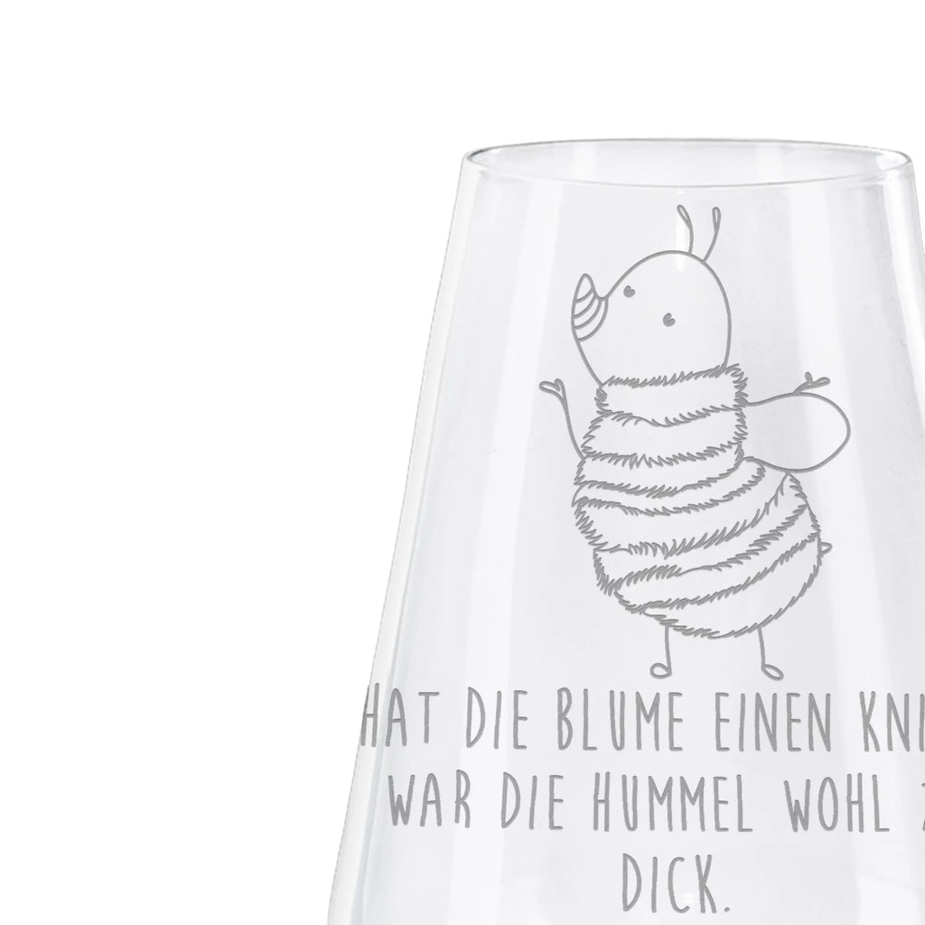 Weißwein Glas Hummel flauschig Weißweinglas, Weinglas, Weißwein Glas, Weinglas mit Gravur, Geschenk für Weinliebhaber, Spülmaschinenfeste Weingläser, Hochwertige Weinaccessoires, Tiermotive, Gute Laune, lustige Sprüche, Tiere, Hummel, Flauschig, Biene, Blume, Natur