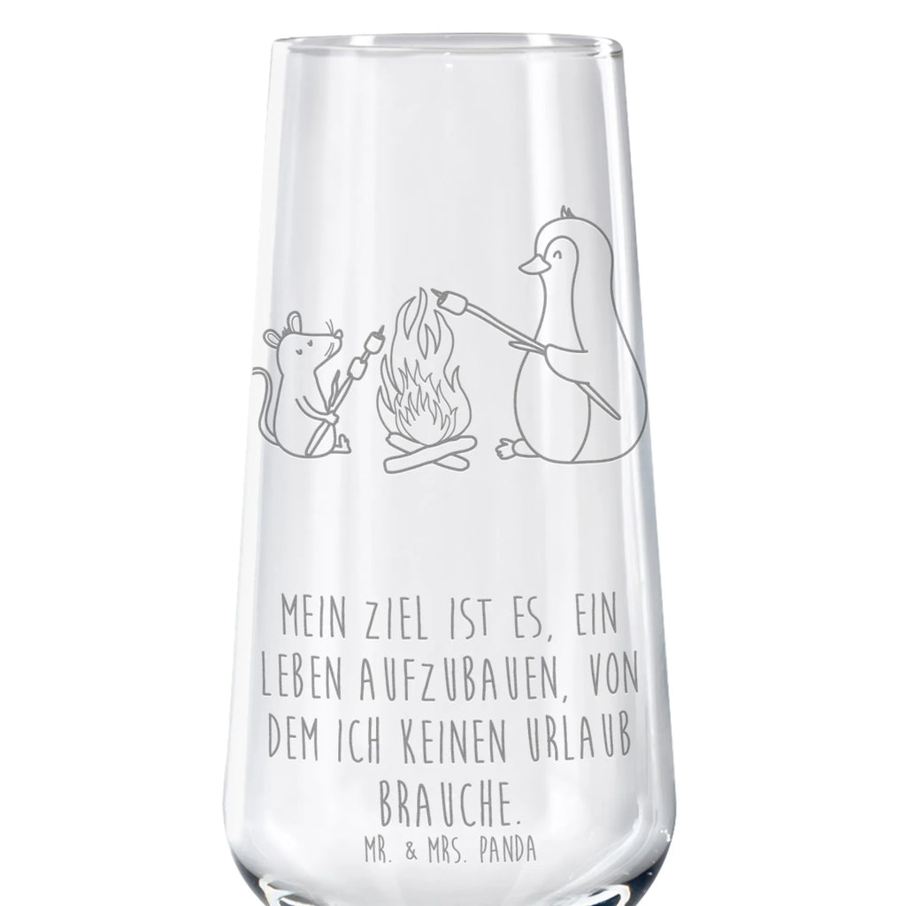 Sektglas Pinguin Lagerfeuer Sektglas, Sektglas mit Gravur, Spülmaschinenfeste Sektgläser, Pinguin, Maus, Pinguine, Lagerfeuer, Leben, Arbeit, Job, Motivation, Büro, Büroalltag, Lebensspruch, Lebensmotivation, Neustart, Liebe, grillen, Feuer, Marshmallows