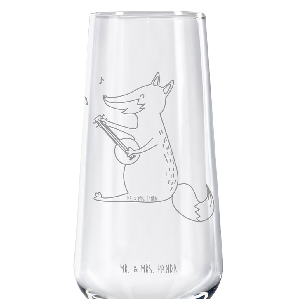 Sektglas Fuchs Gitarre Sektglas, Sektglas mit Gravur, Spülmaschinenfeste Sektgläser, Fuchs, Füchse, Geschenk Musiker, Musik Spruch, Musikerin, Sänger, Sängerin, Gitarre